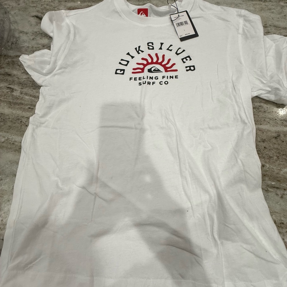 Quiksilver White Surf Co Tee